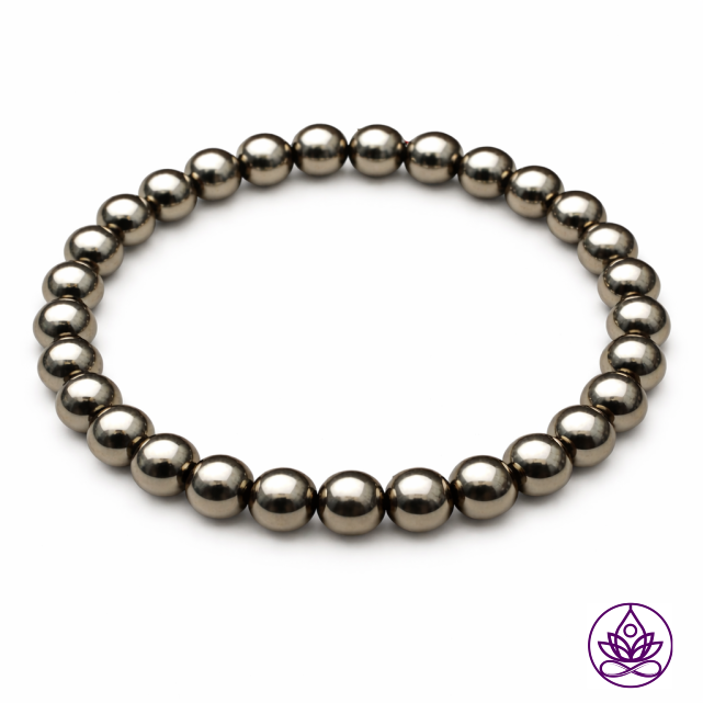 Silver Pyrite Bracelet - image 1